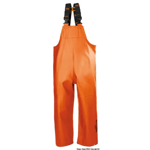 Picture of Gale rain BIB trousers orange S - Helly Hansen