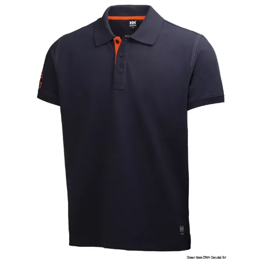 Picture of Oxford polo navy blue - L - Helly Hansen