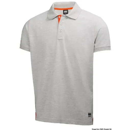 Picture of Oxford polo navy grey - M - Helly Hansen