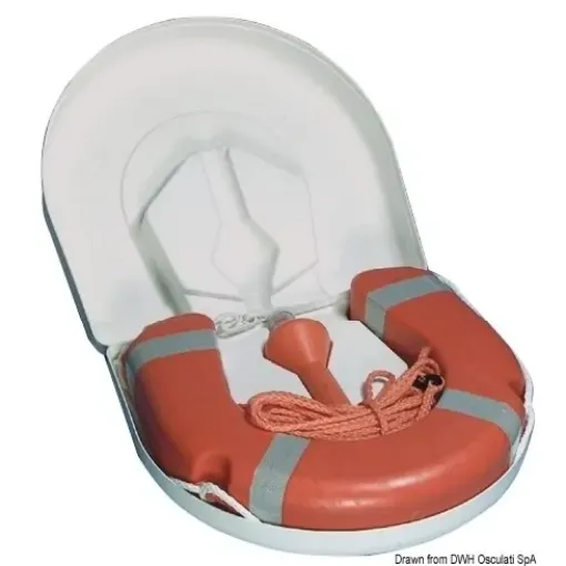 Picture of ABS case for horseshoe lifebuoy