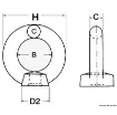 Picture of Female forged eyebolt AISI316 10mm