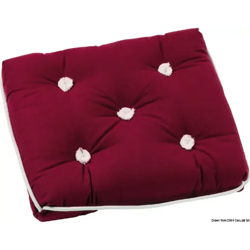 Picture of Simple cotton cushion bordeaux 430 x 350 mm