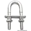 Picture of U - bolt with safety nut M10 - Stainless steel - 40 - M10 - 12 - 48 - 100