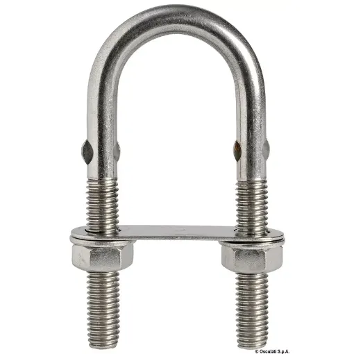 Osculati - Stainless Steel U-Bolt with Rod 60mm x M4 - 39.126.01 product image