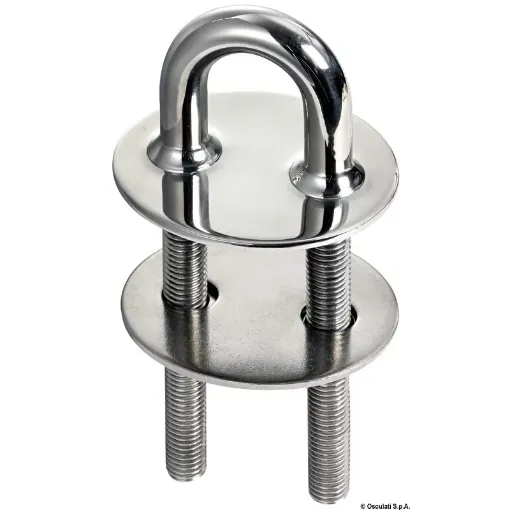 Osculati - De Luxe U-Bolt Mirror - Polished Stainless Steel 155 x 15.9 mm - 39.127.23 product image