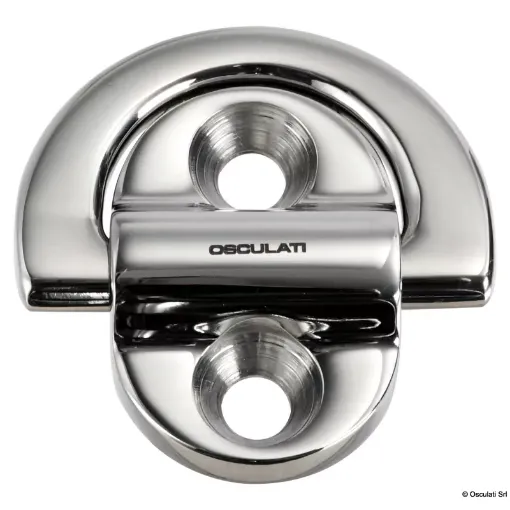 Osculati - Folding Pad Eye 45x45 mm with 6 mm Ring - 39.870.00 product image