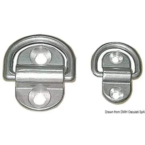 Picture of Stainless steel swiveling half ring 45x66 mm