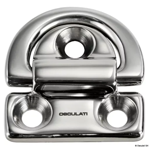 Osculati - Folding Pad Eye 46x46 mm with 6 mm Ring - 39.870.01 product image