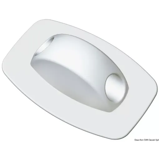 Picture of Grey fairlead 88 x 58 x 26 mm