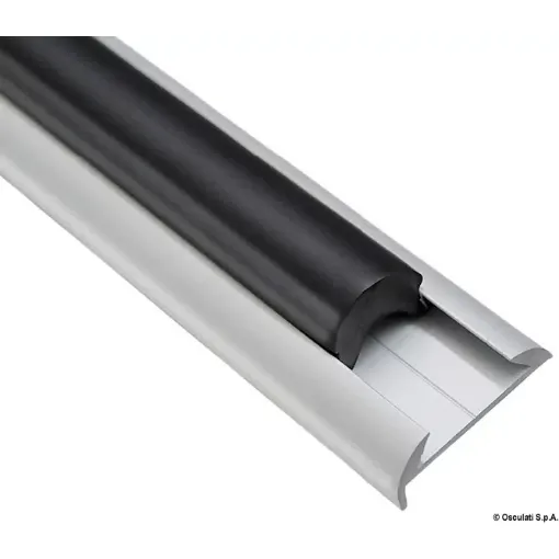 Picture of Anodises aluminium profile 38x9+5mm - 3/6m