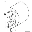 Picture of PVC fender profile only cable tray 50mm - 2m