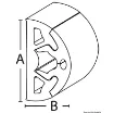 Picture of Made of PVC. Composed of 2 interlocking parts + stainless steel fixing profile (only for 65 and 90). Cold assembly. Bino 40 is extremely flexible and suitable for pronounced curvatures on both axes. Bino 65 and 90 provide high protection and are recommended for heavy, work, military boats or where ease of installation is necessary. - BINO 40 black fender profile - 12 meters - 44.045.00 - Bino