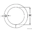 Picture of Round ring 6x40 mm