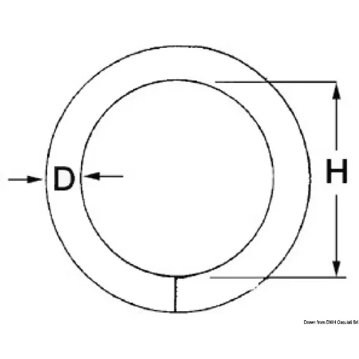 Picture of Round ring 6x40 mm