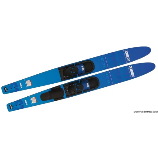 Picture of Allegre water skis blue 170cm (67") - Devocean