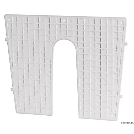 Picture of Stern protection plate white 430x350 mm