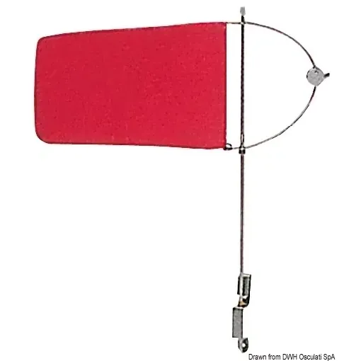 Picture of Stainless steel wind indicator with nylon flag