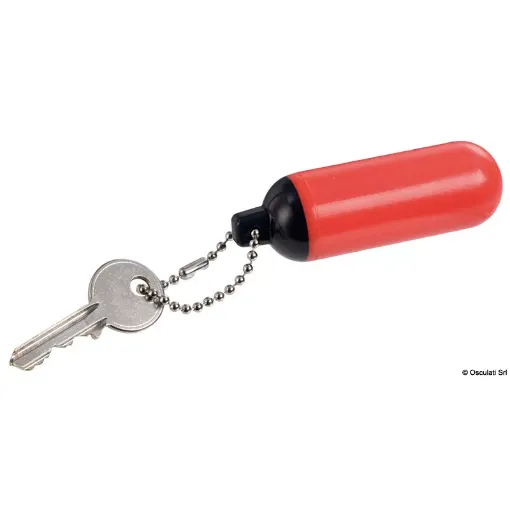 Picture of Long fender keyring red and blue