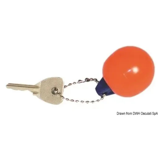 Picture of Spherical fender keyring red and blue