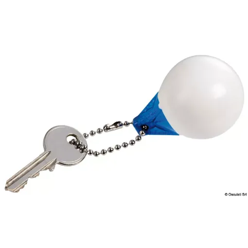 Picture of Spherical fender keyring blue and white