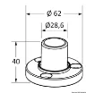 Picture of Base for T - top Ø 32 mm