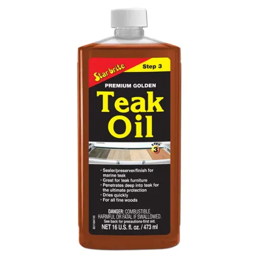 Picture of Premium golden teak oil step 3 - 85132 - 946ml - Star brite