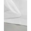 Picture of Single bed sheet set - top sheet, flat bottom sheet and oxford pillowcase in pure cotton - white - Franchini mare bespoke luxury linens