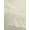 Picture of Single bed sheet set - top sheet, flat bottom sheet and oxford pillowcase in pure cotton satin - ivory - Franchini mare bespoke luxury linens