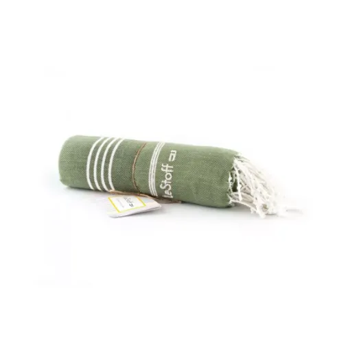 Picture of Organic cotton hammam towel 95x180cm - olive - LeStoff