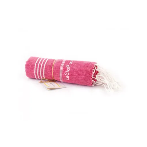 Picture of Organic cotton hammam towel 95x180cm - fuchsia - LeStoff