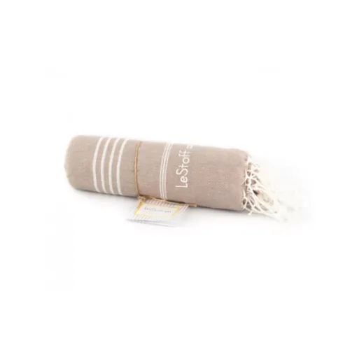 Picture of Organic cotton hammam towel 95x180cm - beige - LeStoff