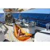 Picture of "Clipper" - hammock - terracotta and yellow - CrazyChair