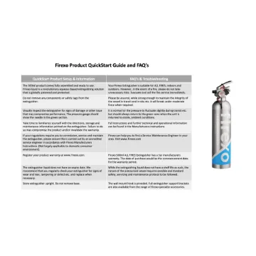 Picture of Fire extinguisher All fires 500ml - stainless steel - Firexo