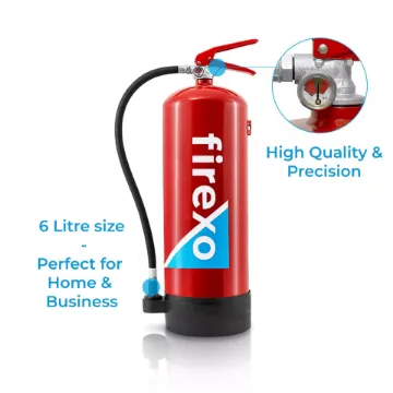 Picture of All fires 6 litre fire extinguisher - red - Firexo