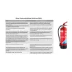 Picture of All fires 6 litre fire extinguisher - red - Firexo