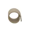 Picture of Collection Nadine 2 leather napkin rings with button closure - noisette - Gordon and Gaia