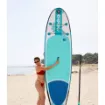 Picture of 10' Εψilon inflatable paddle board complete package with aluminum paddle, coiled leash, double action pump and back pack to fit them all - SCK