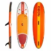 Picture of 10'8'' Omega inflatable paddle board with mast base complete package with aluminum paddle, coiled leash, hand pump and back pack to fit them all - SCK