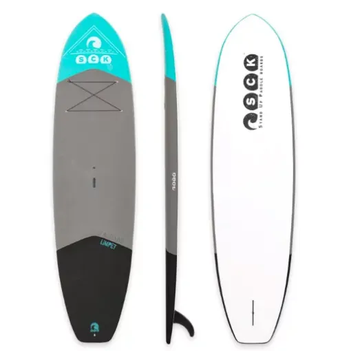 Picture of 11' Limpet SUP soft - top EVA deck hard shell paddle board with coil leash included - SCK