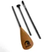 Picture of 180 - 230cm Adjustable fiberglass SUP paddle 3 - piece black - SCK