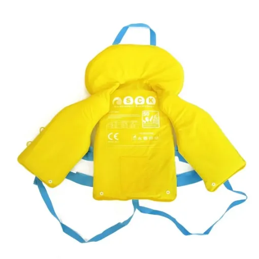 Picture of Kids life jacket with head support - yellow - S - SCK