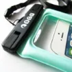 Picture of 8" Waterproof phone case with floating frame - cyan - SCK