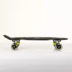 Picture of 22.5” Mini cruiser skateboard black with LED wheels complete set - Fish