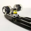 Picture of 22.5” Mini cruiser skateboard black with LED wheels complete set - Fish