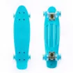 Picture of 22.5” Mini cruiser skateboard blue with LED wheels complete set - Fish