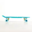 Picture of 22.5” Mini cruiser skateboard blue with LED wheels complete set - Fish