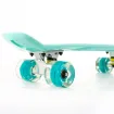 Picture of 22.5” Mini cruiser skateboard Veraman with LED wheels complete set - Fish