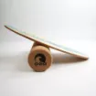 Picture of 74cm Wooden PRO balance board with 15cm cork roller blue - SCK