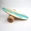 Picture of 74cm Wooden PRO balance board with 15cm cork roller blue - SCK