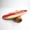 Picture of 74cm Wooden PRO balance board with 15cm cork roller Red - SCK